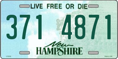 NH license plate 3714871