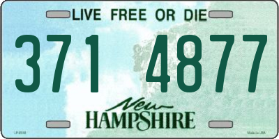NH license plate 3714877
