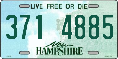 NH license plate 3714885