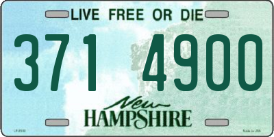 NH license plate 3714900