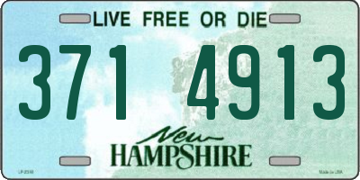 NH license plate 3714913