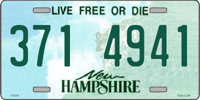 NH license plate 3714941