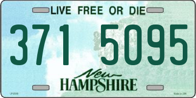 NH license plate 3715095