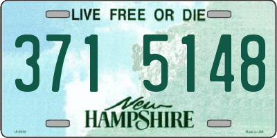 NH license plate 3715148