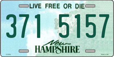 NH license plate 3715157