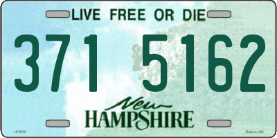 NH license plate 3715162