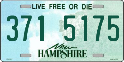 NH license plate 3715175