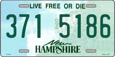 NH license plate 3715186