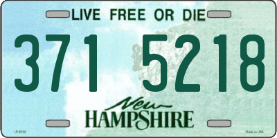 NH license plate 3715218
