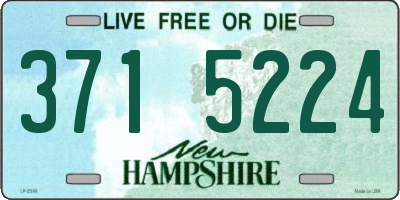 NH license plate 3715224
