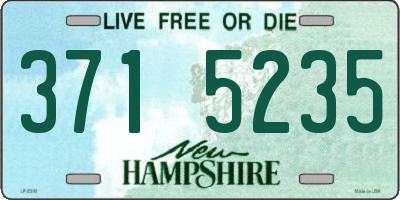 NH license plate 3715235