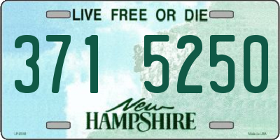 NH license plate 3715250