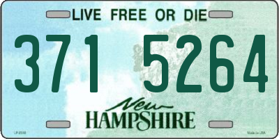 NH license plate 3715264