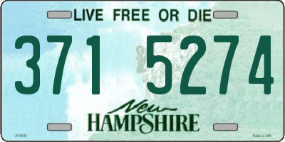 NH license plate 3715274
