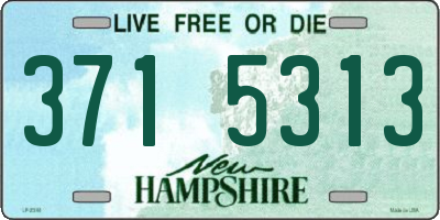 NH license plate 3715313