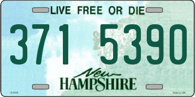 NH license plate 3715390