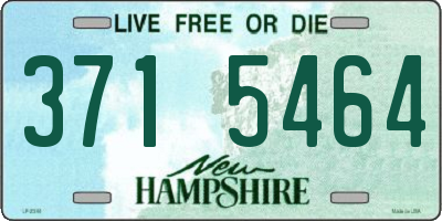 NH license plate 3715464