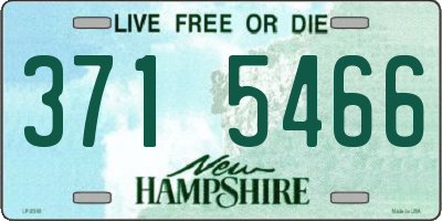 NH license plate 3715466