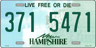 NH license plate 3715471