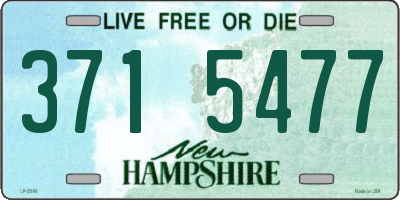 NH license plate 3715477