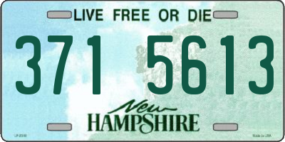 NH license plate 3715613