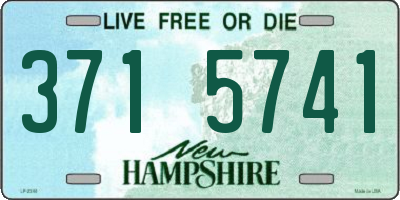NH license plate 3715741