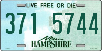 NH license plate 3715744