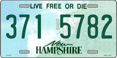 NH license plate 3715782