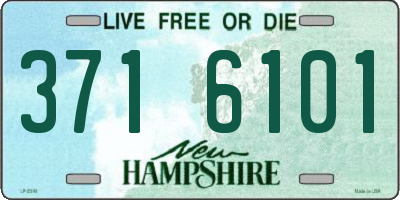 NH license plate 3716101