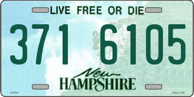 NH license plate 3716105