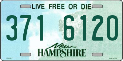 NH license plate 3716120