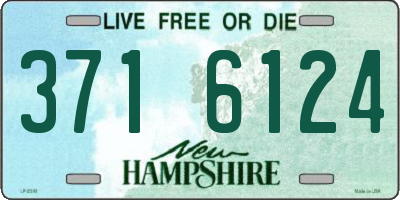 NH license plate 3716124