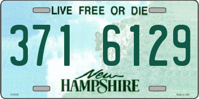 NH license plate 3716129