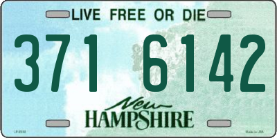 NH license plate 3716142