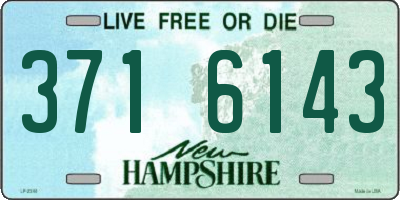 NH license plate 3716143