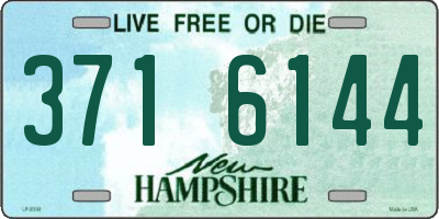 NH license plate 3716144
