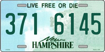 NH license plate 3716145