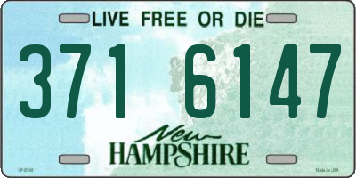 NH license plate 3716147