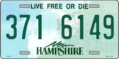 NH license plate 3716149