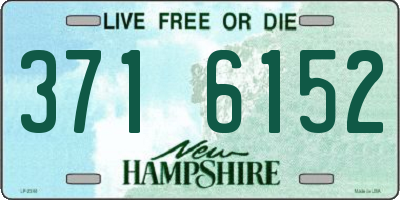 NH license plate 3716152