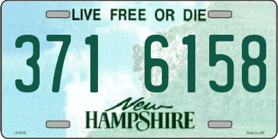NH license plate 3716158