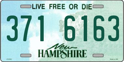 NH license plate 3716163