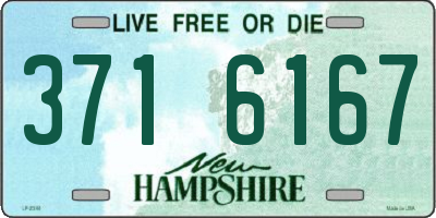 NH license plate 3716167