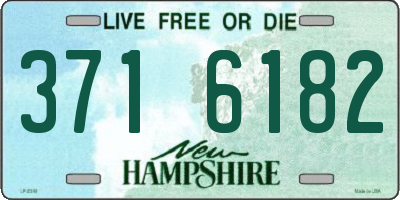 NH license plate 3716182