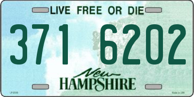 NH license plate 3716202
