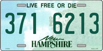 NH license plate 3716213