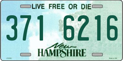 NH license plate 3716216