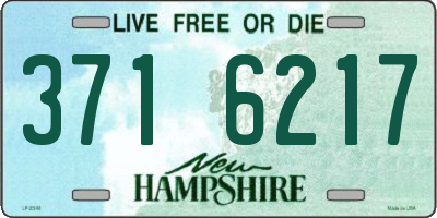 NH license plate 3716217