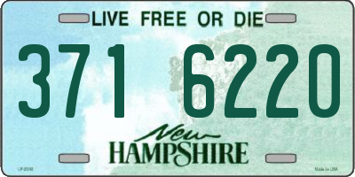 NH license plate 3716220