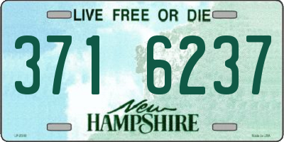 NH license plate 3716237